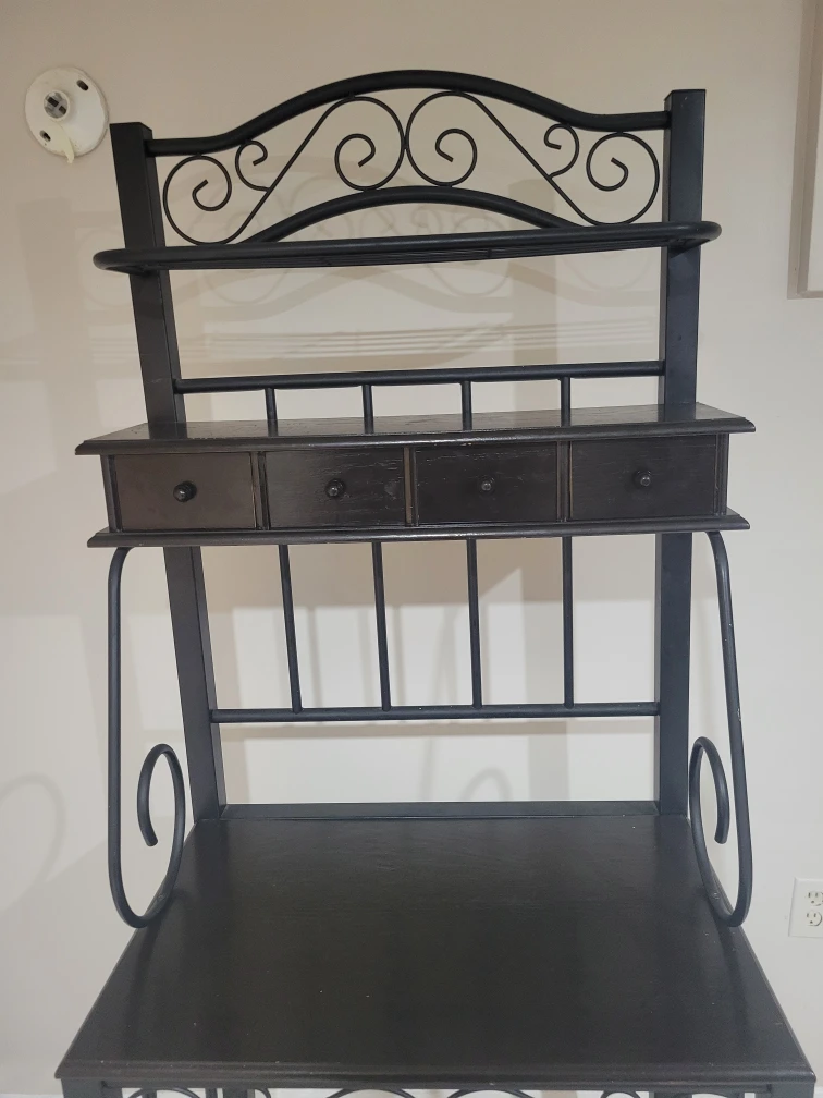 Black Metal Baker's Rack - photo 2