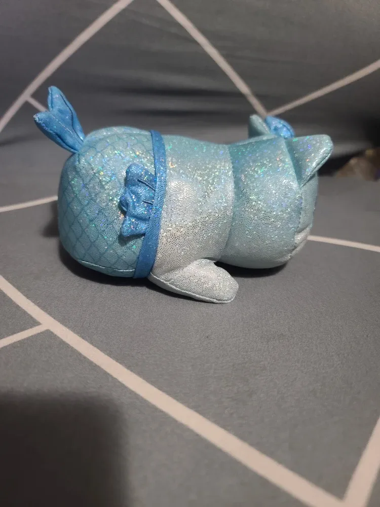 Apmewmaid Plushie - Adorable Blue Mermaid Cat! image indicator(2)
