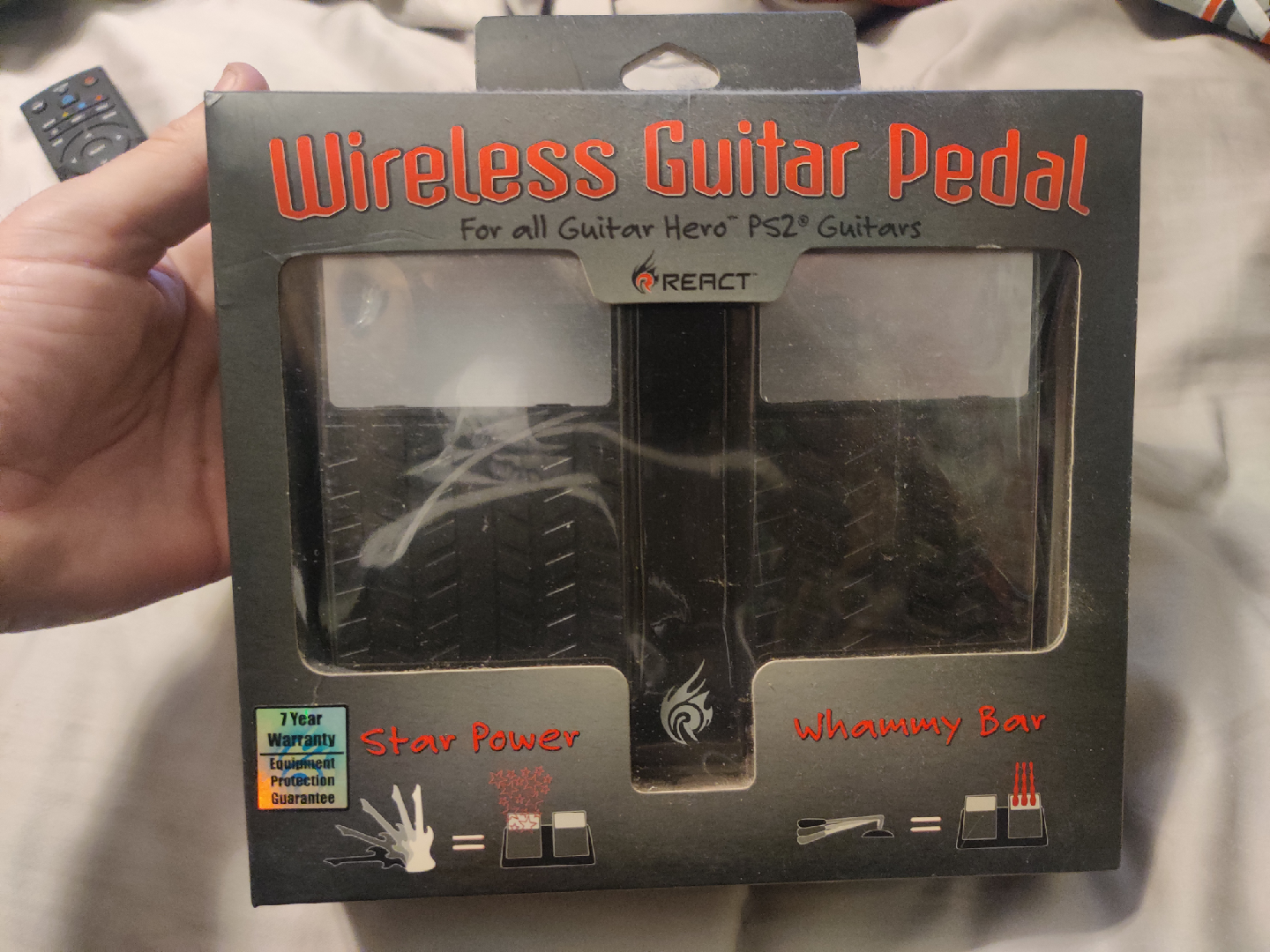 Wireless Guitar Pedal for Guitar Hero PS2 Guitars