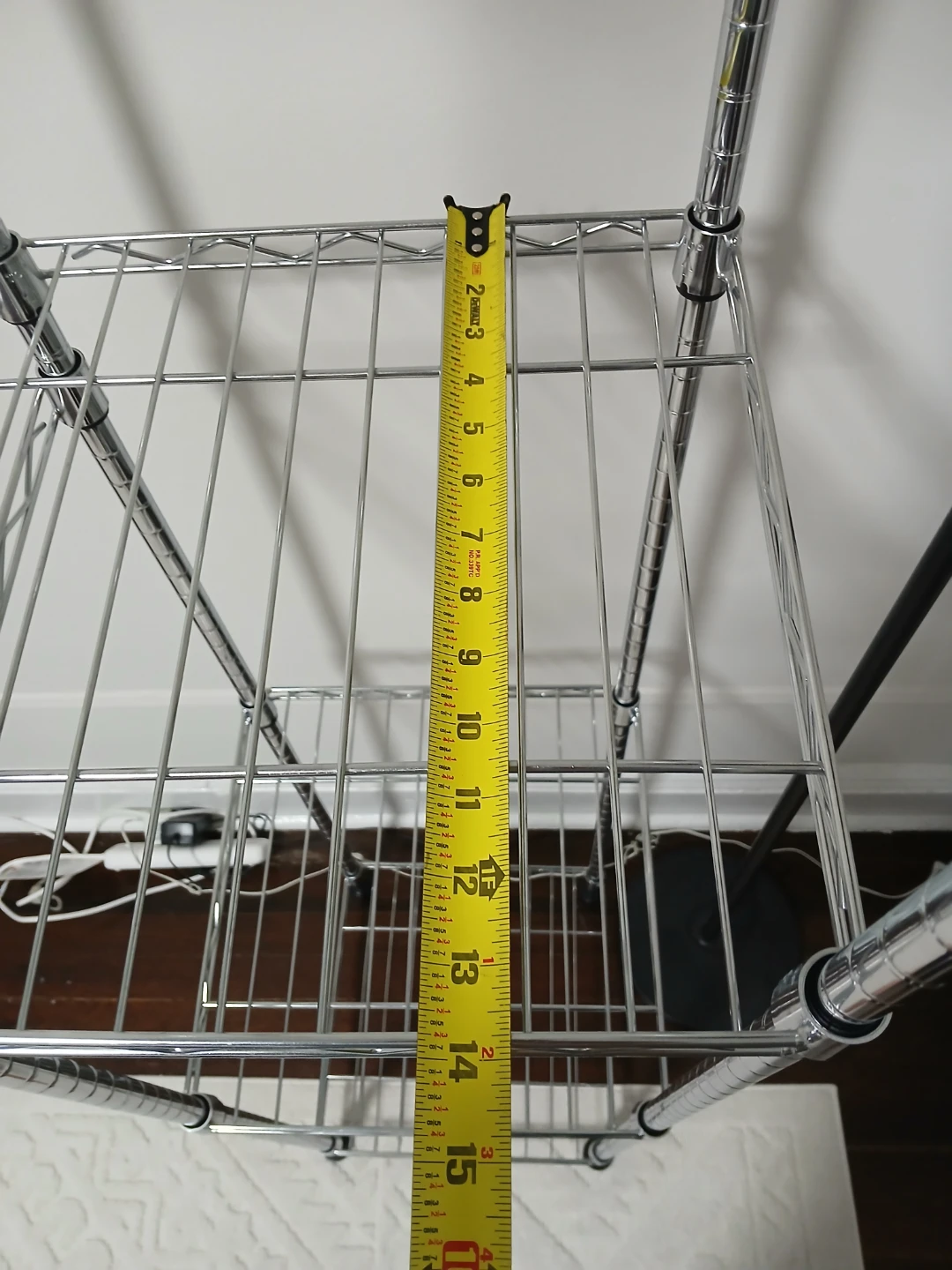 Amazon Basics Hanging Storage Organizer, Chrome - photo 4
