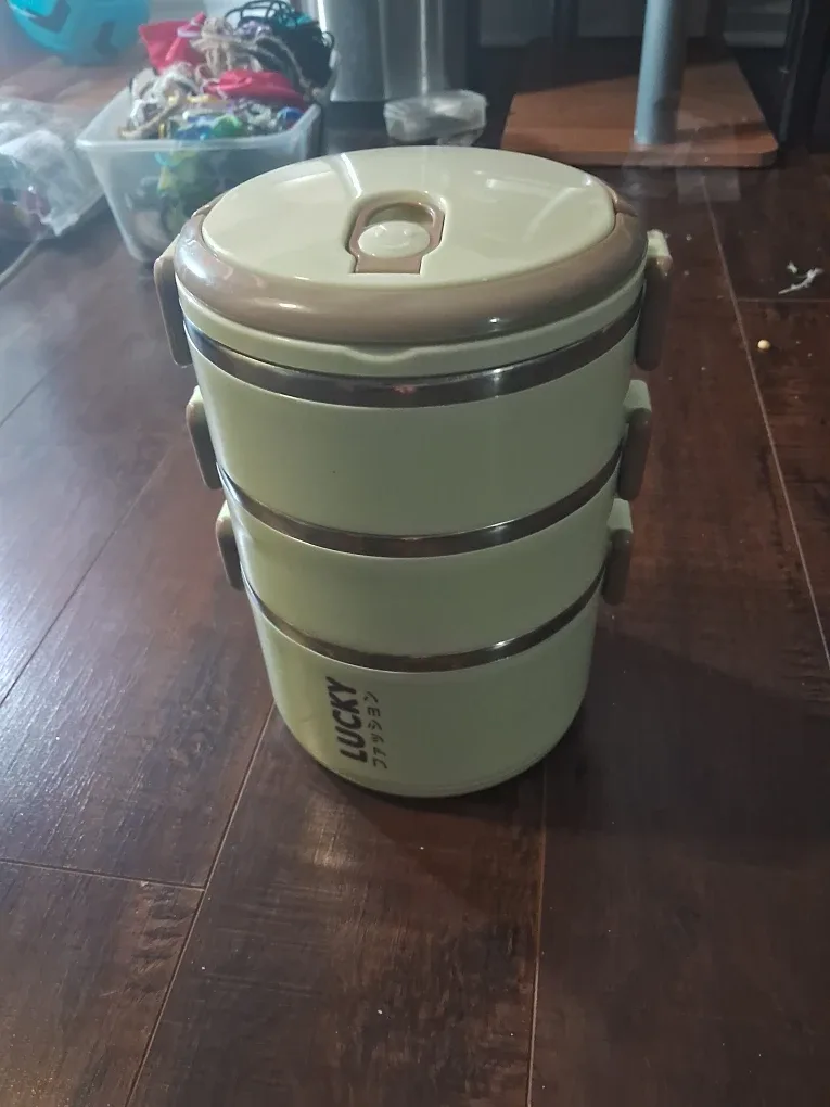 Lucky Fashion 3-Tier Lunch Box image indicator(2)