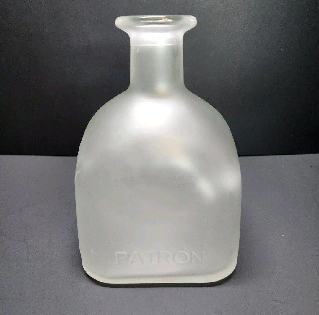 Patron Tequila Bottle Vase