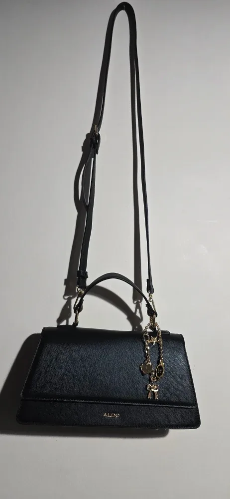 ALDO Black Handbag with Charm image indicator(4)