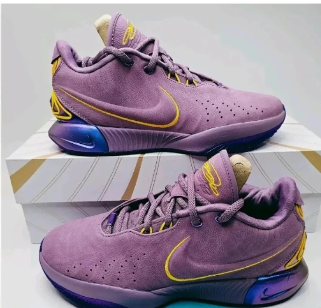 Nike Lebron 21  Purple 10 size