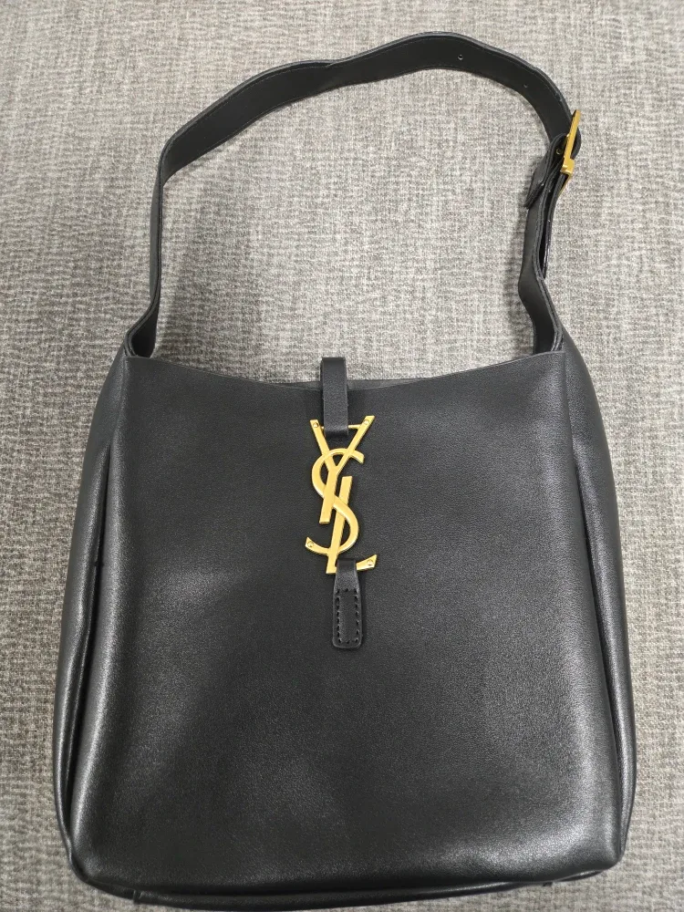 Yves Saint Laurent YSL Black Leather Shoulder Bag