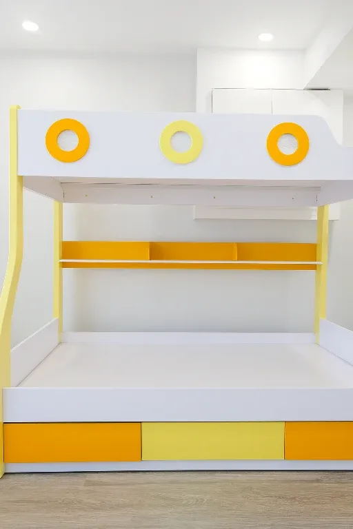 Kids Bunk Bed - Yellow & White image indicator(2)