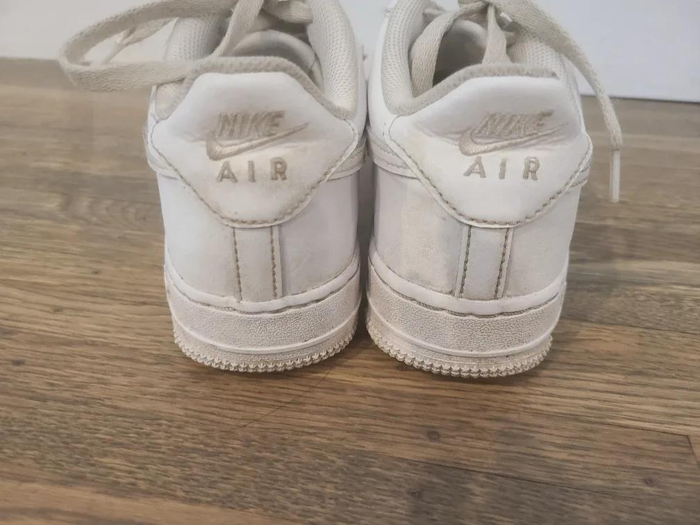 Nike Air Force 1 White Sneakers - Size 5 US image indicator(5)