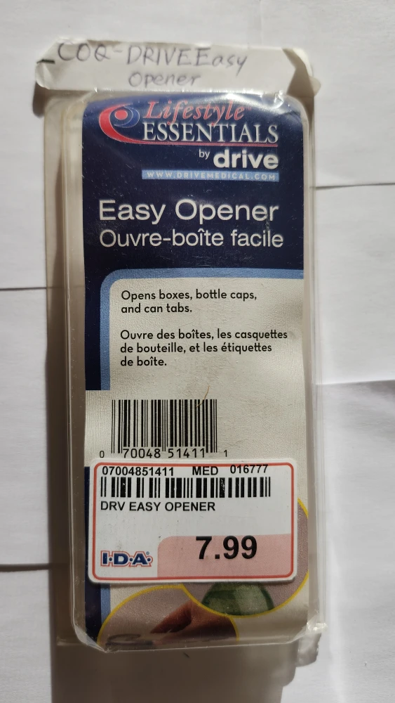 Lifestyle Essentials Easy Opener - New in Package!