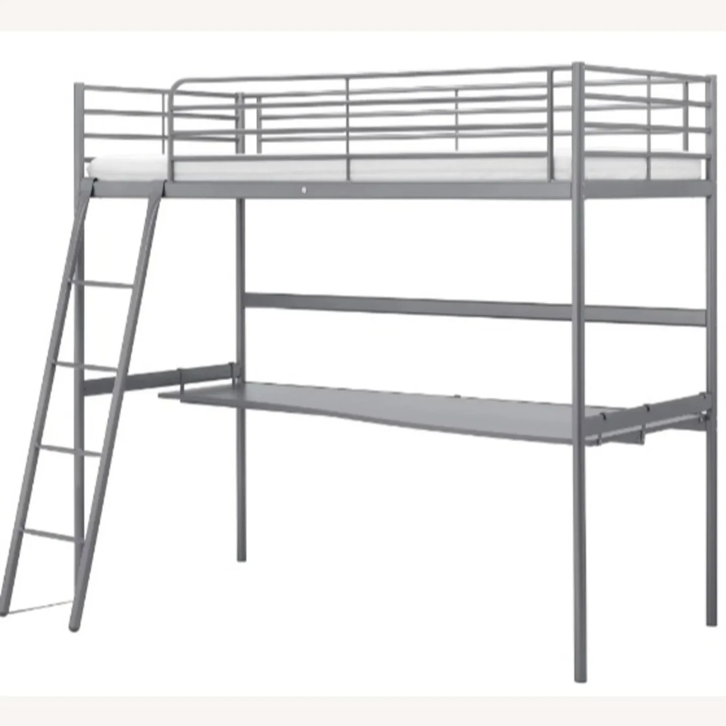 Twin size IKEA SVÄRTA Loft Bed Frame with Desk