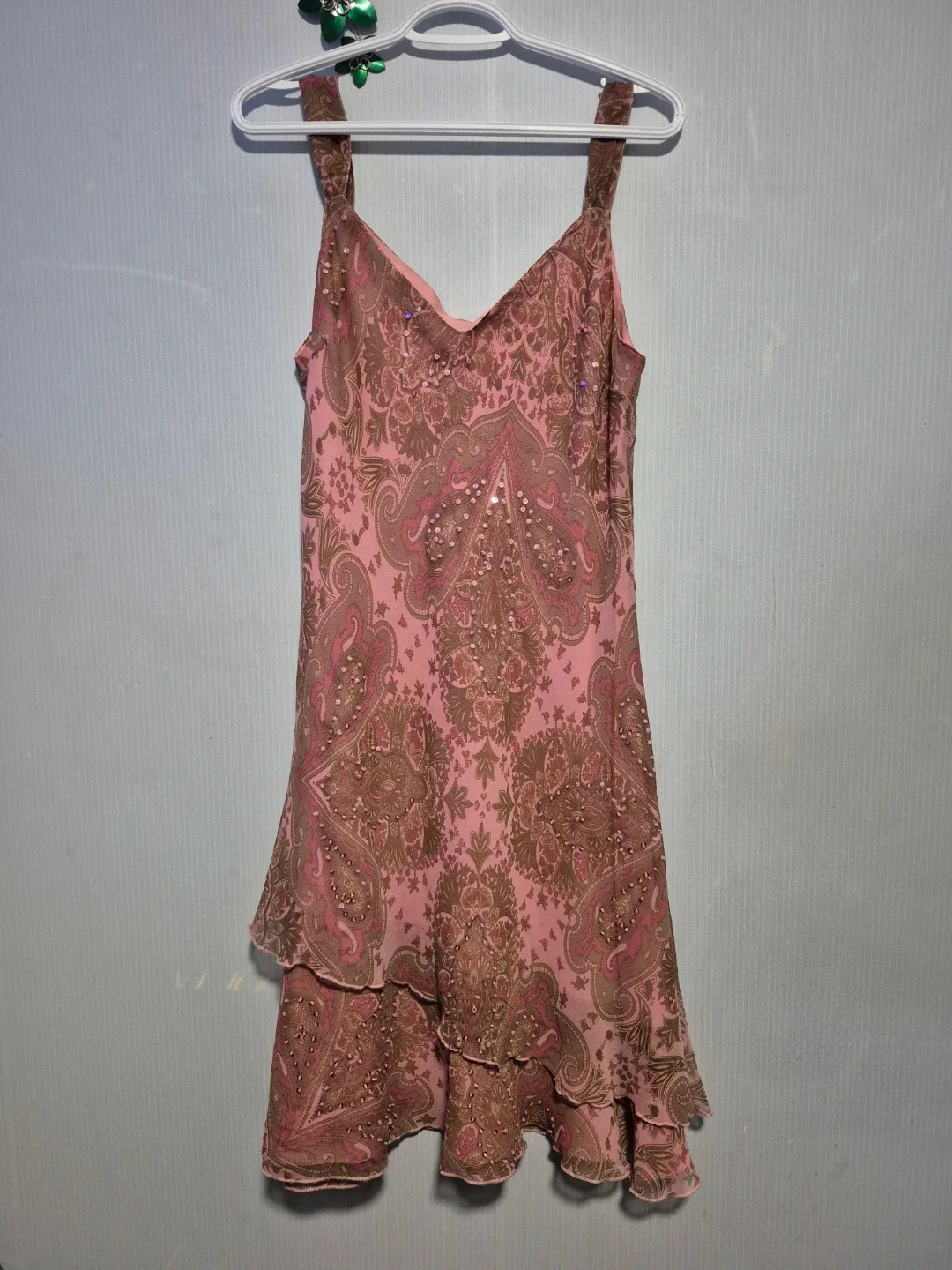 Jane Alexander Pink Paisley Dress - Size L/G image indicator(2)