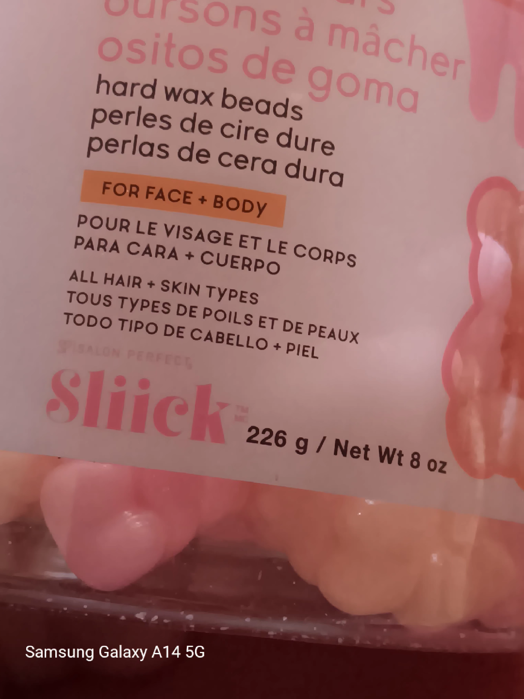 Sliick Strawberry Peach Gummy Bears Hard Wax Beads - photo 2