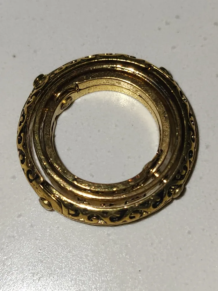 Vintage Armillary Sphere Ring - Gold image indicator(2)