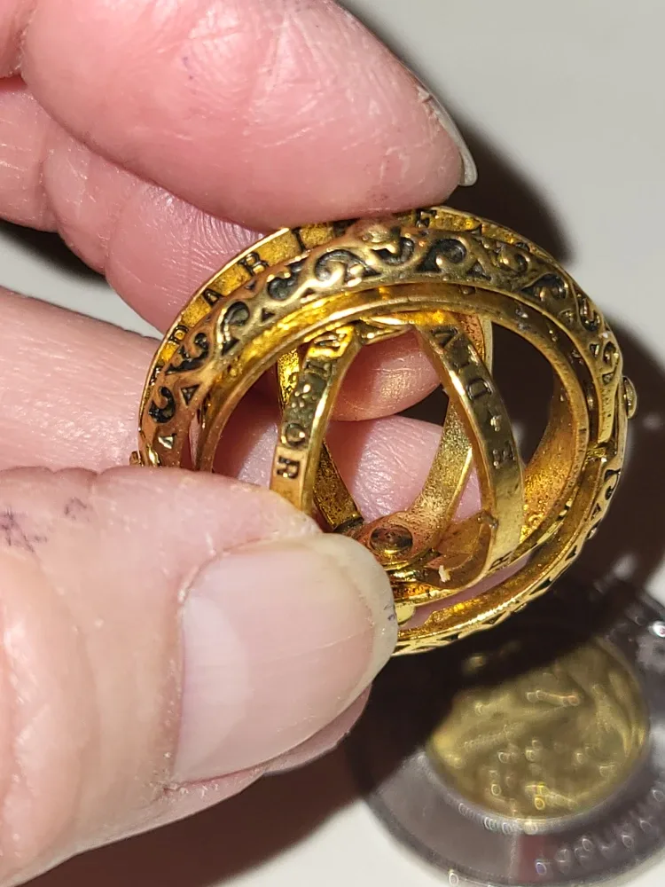 Vintage Armillary Sphere Ring - Gold image indicator(6)