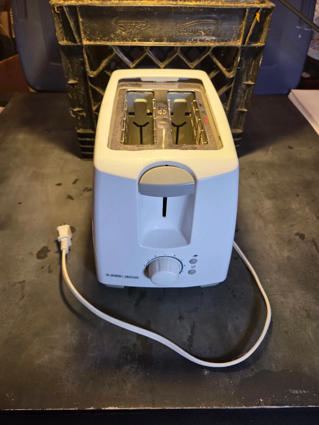 Toaster. 2-wide-slice. White. Clean. image indicator(6)