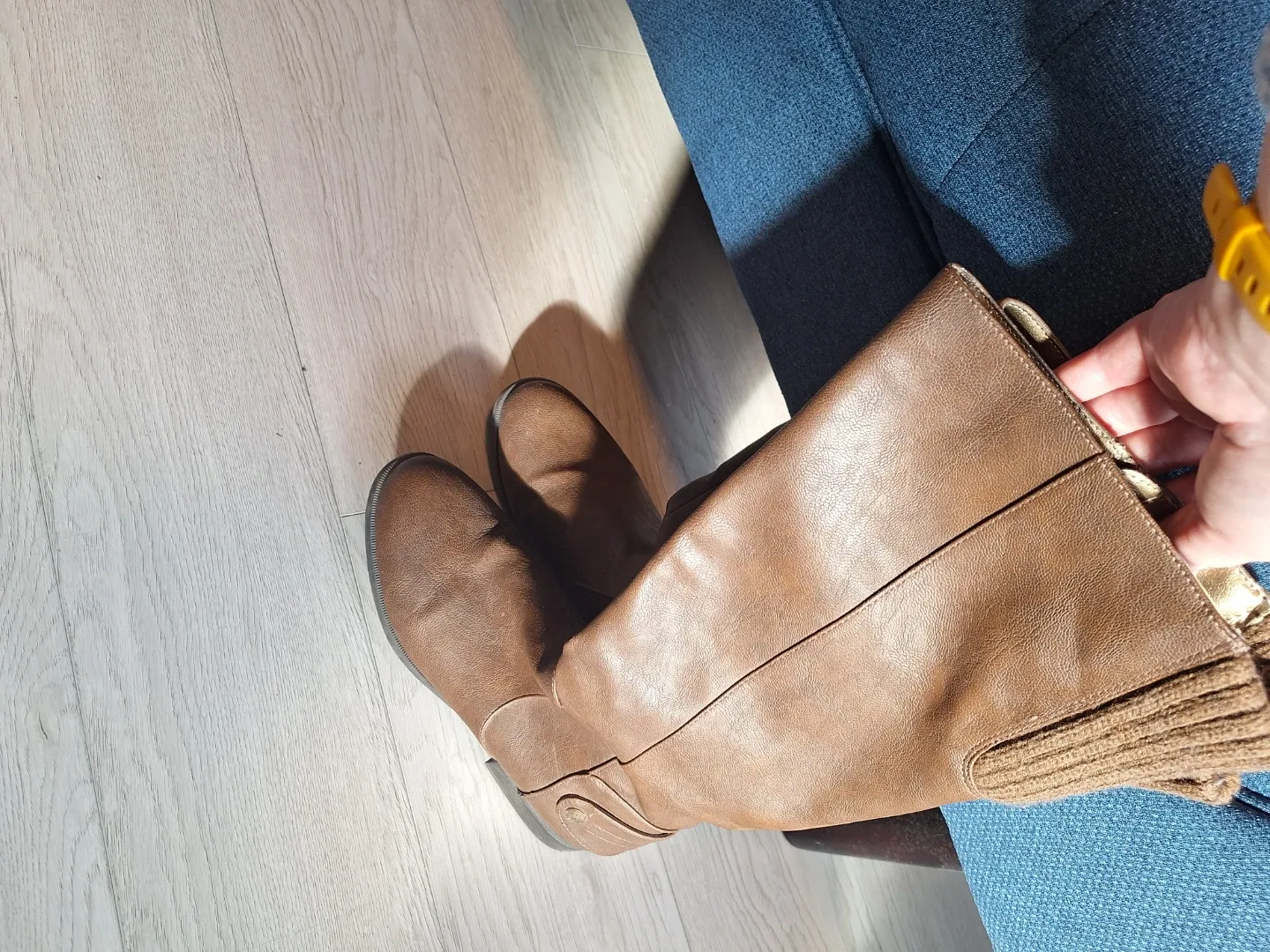 Life Stride Brown Knee High Boots -sz 8.5US thumbnail