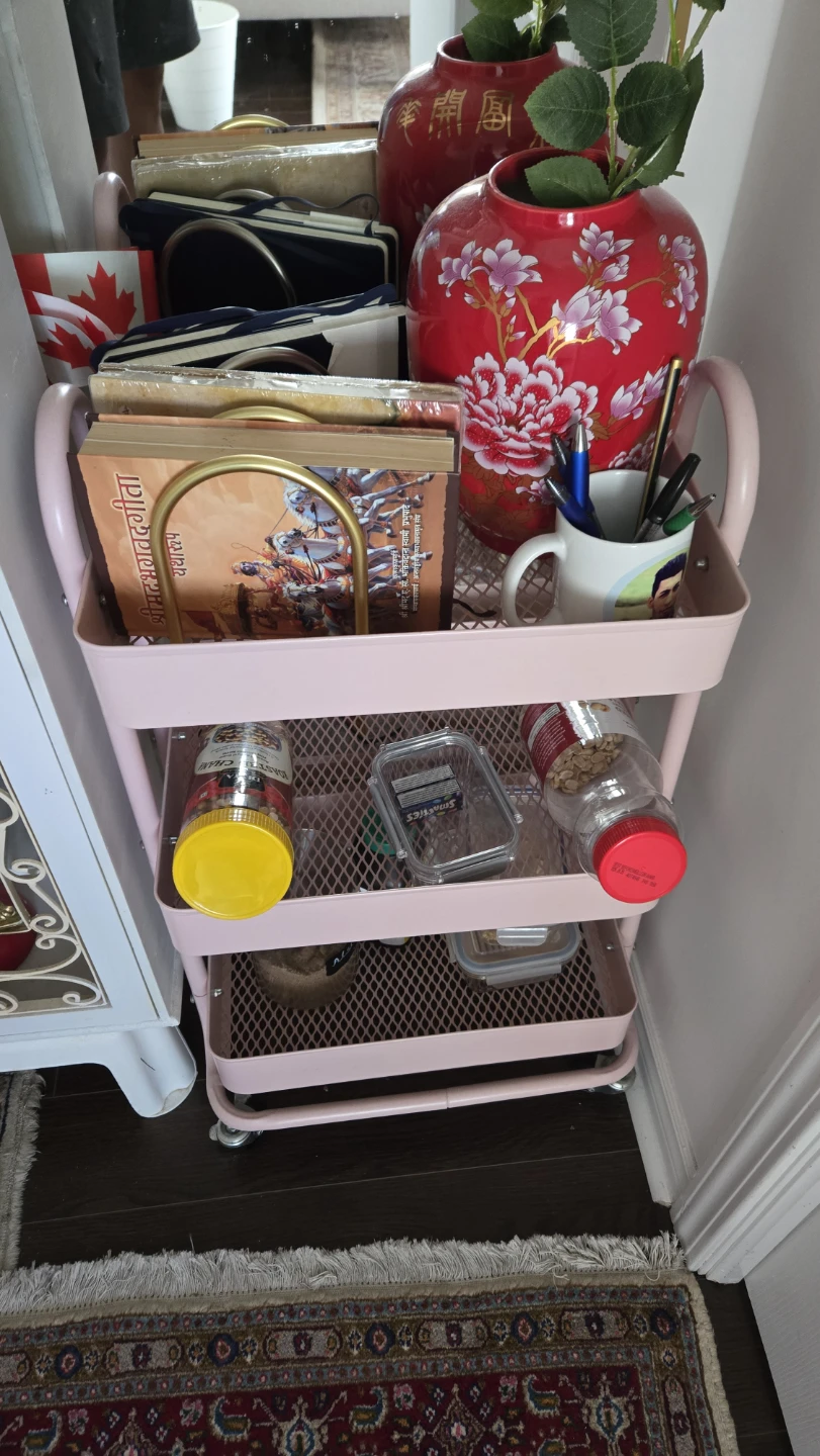 Rolling Cart - Pink - photo 2