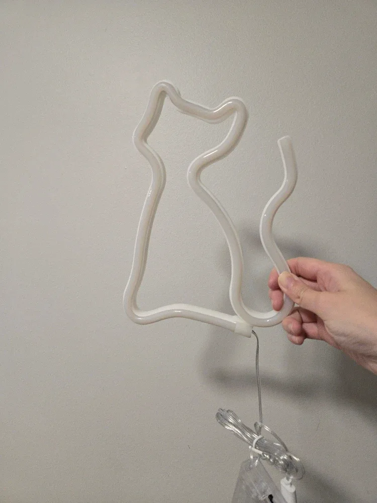 Cat Neon Sign (battery or USB both works) image indicator(2)