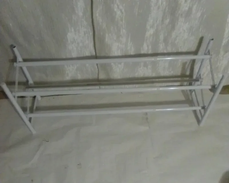 Metal Shoe Rack adjustable - White image indicator(2)