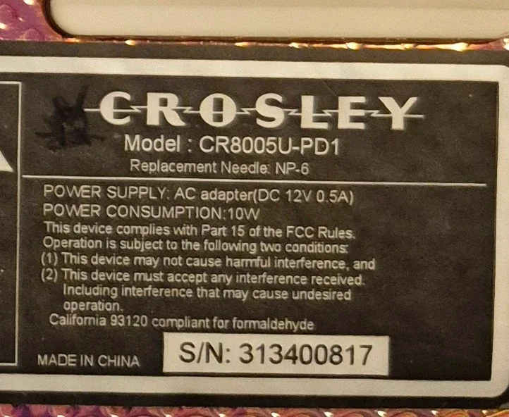 Crosley Cruiser Turntable image indicator(2)
