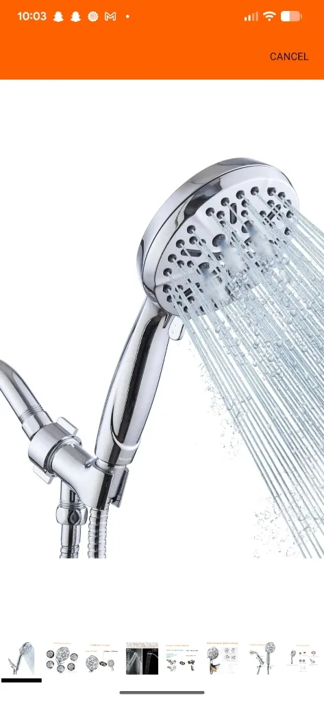 Shower Head - High Pressure & Powerful Flow image indicator(3)