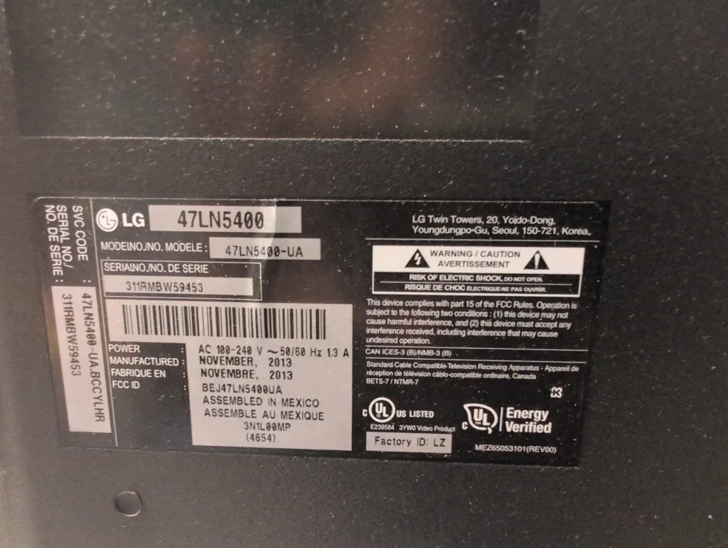 LG 47-inch  LED TV image indicator(4)