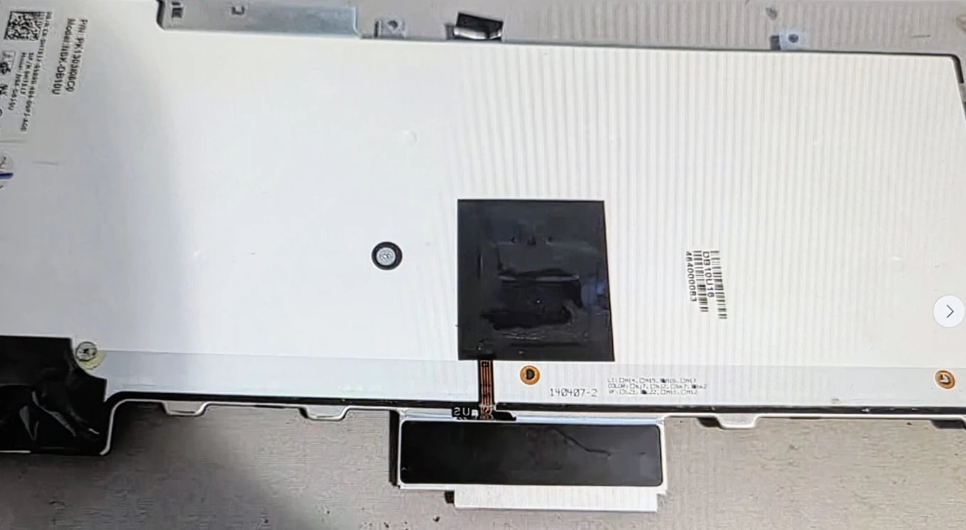Dell latitude E6410 UK style backlight keyboard - photo 3