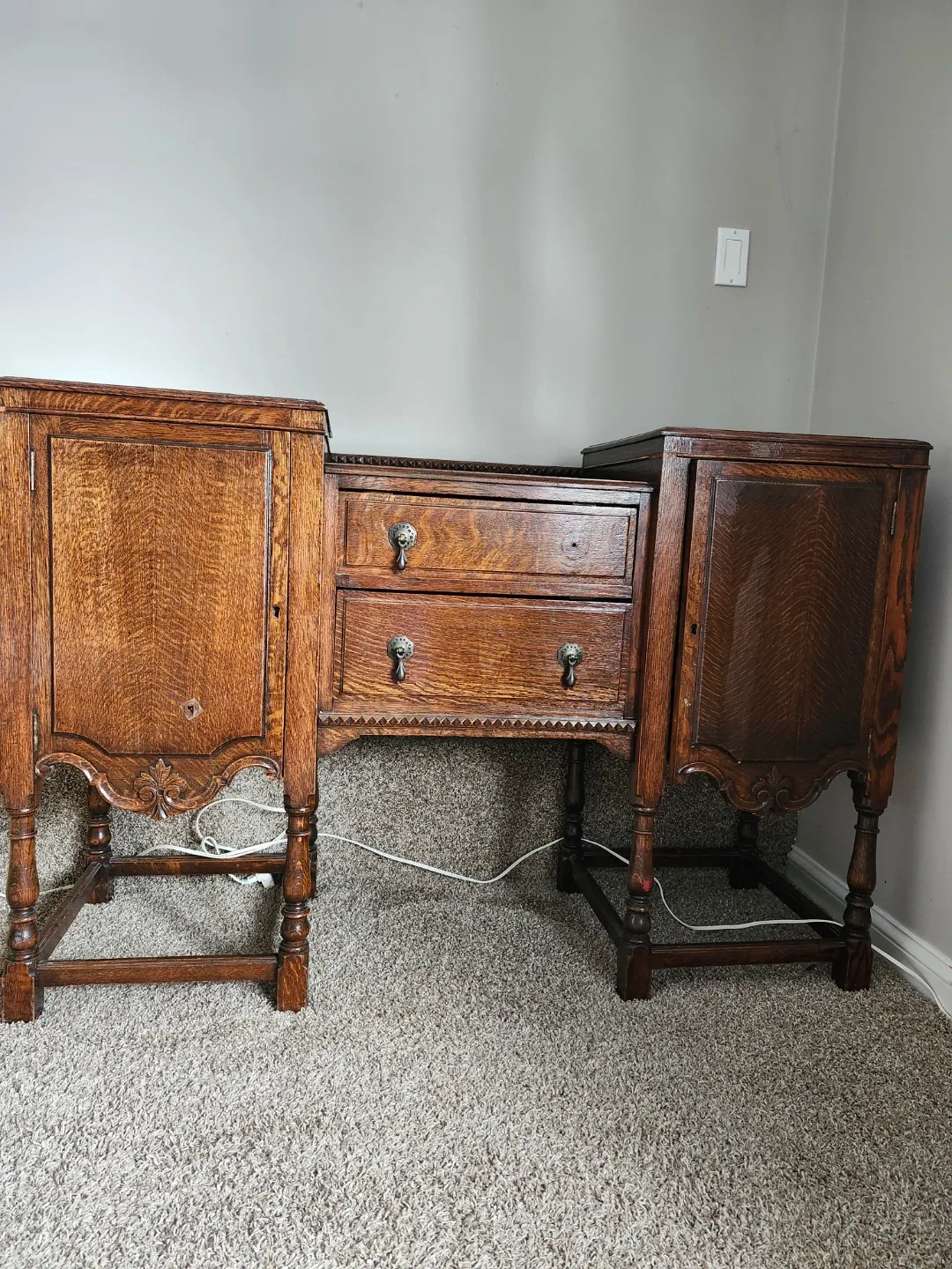FREE Antique Oak Sideboard Cabinet