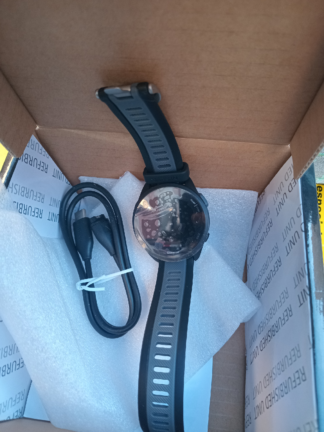 Garmin Forerunner 165 GPS Watch - Black/Slate Gray
