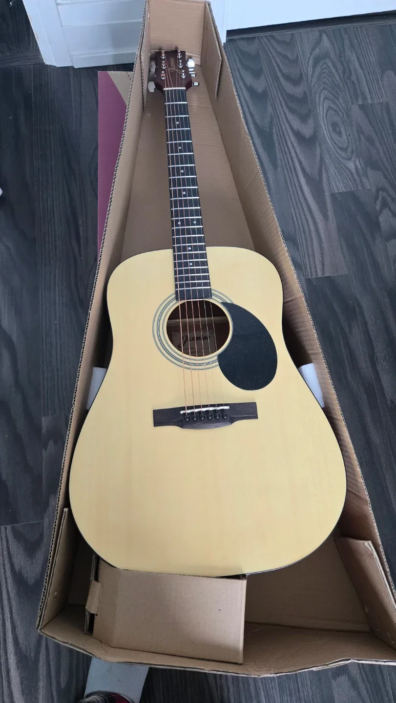 Jasmine S35 Dreadnought Acoustic Guitar - Natural image indicator(5)