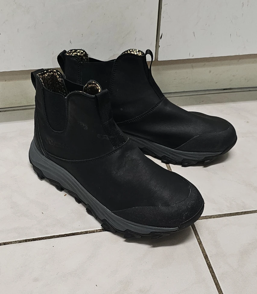 Columbia Black Leather Chelsea Boots mens 10 - photo 2