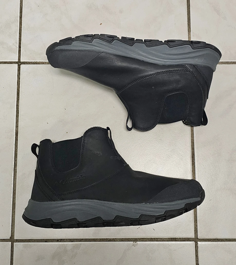 Columbia Black Leather Chelsea Boots mens 10 - photo 3