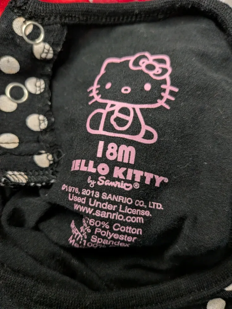Hello Kitty Dress - Black & Red 18 mos image indicator(9)