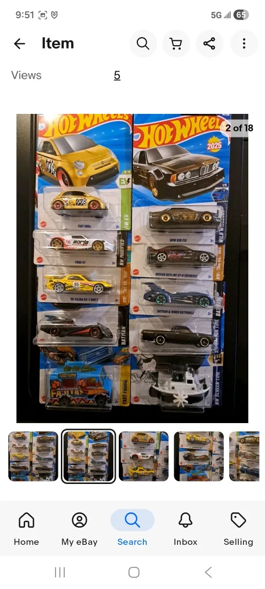 Hot Wheels Diecast Cars - Variety Lot