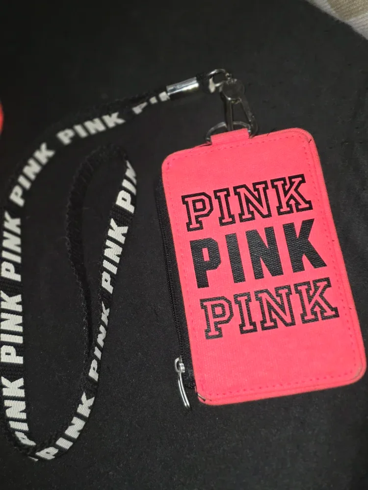 PINK Lanyard Cardholder
