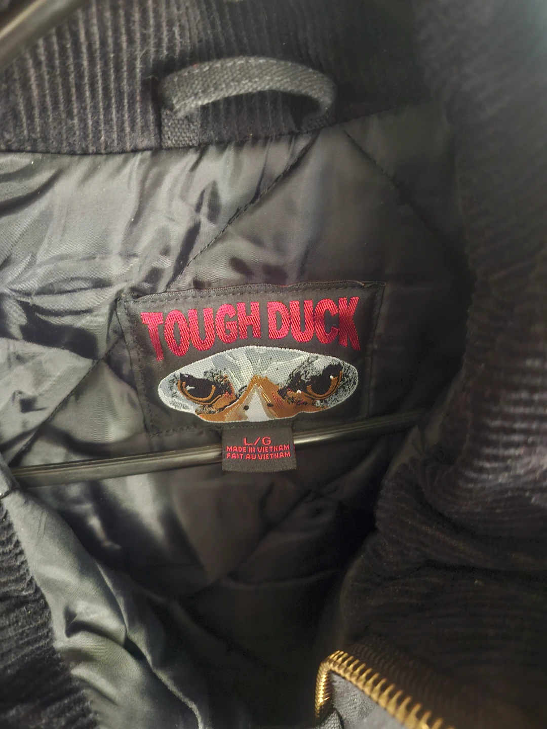 Tough Duck Black Jacket - Size L