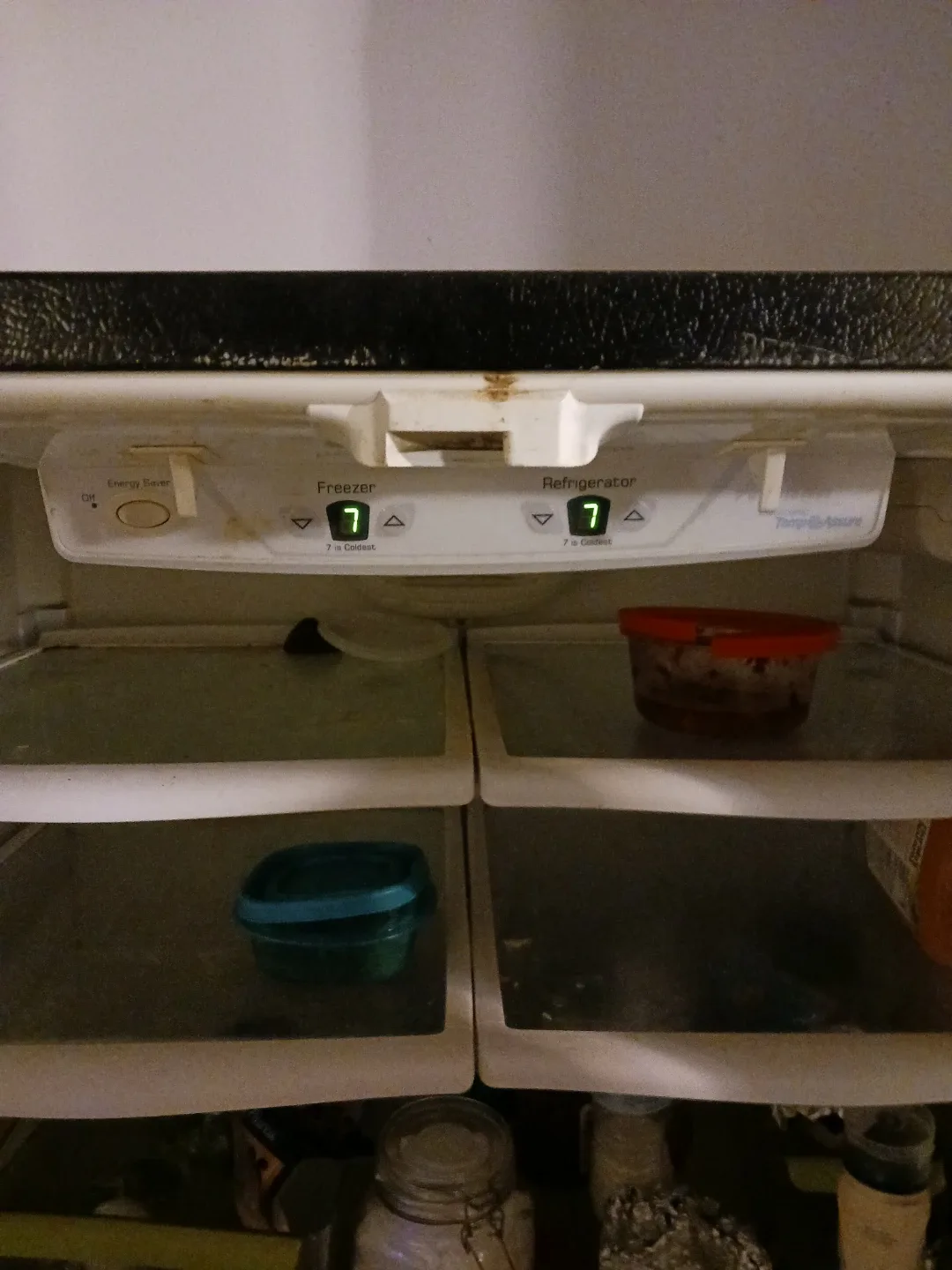 Amana Stainless Steel Fridge – Please Read Description image indicator(9)