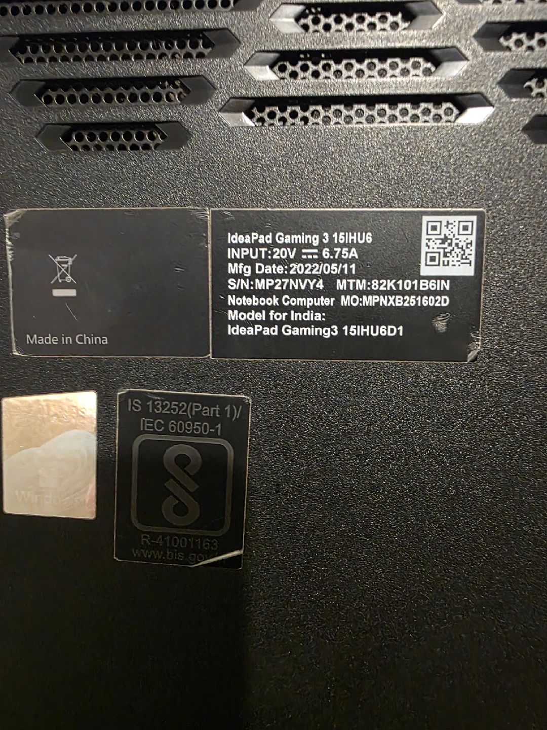 Lenovo IdeaPad Gaming 3 15IHU6 Laptop - photo 3