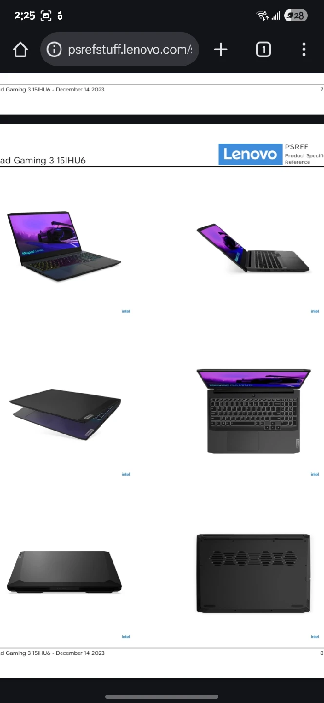 Lenovo IdeaPad Gaming 3 15IHU6 Laptop - photo 5