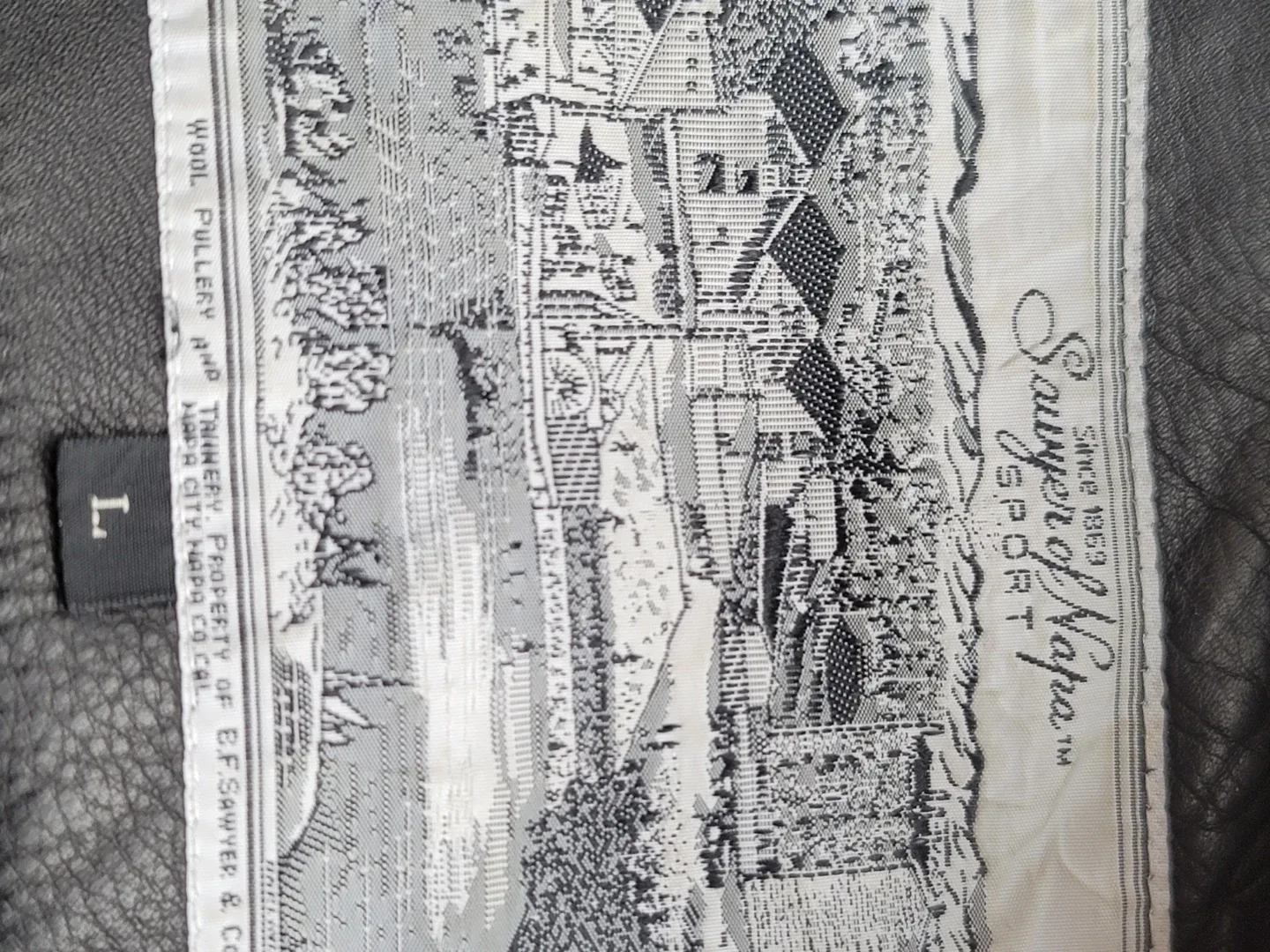 Sawyer Napa Leather Jacket, Size L image indicator(4)