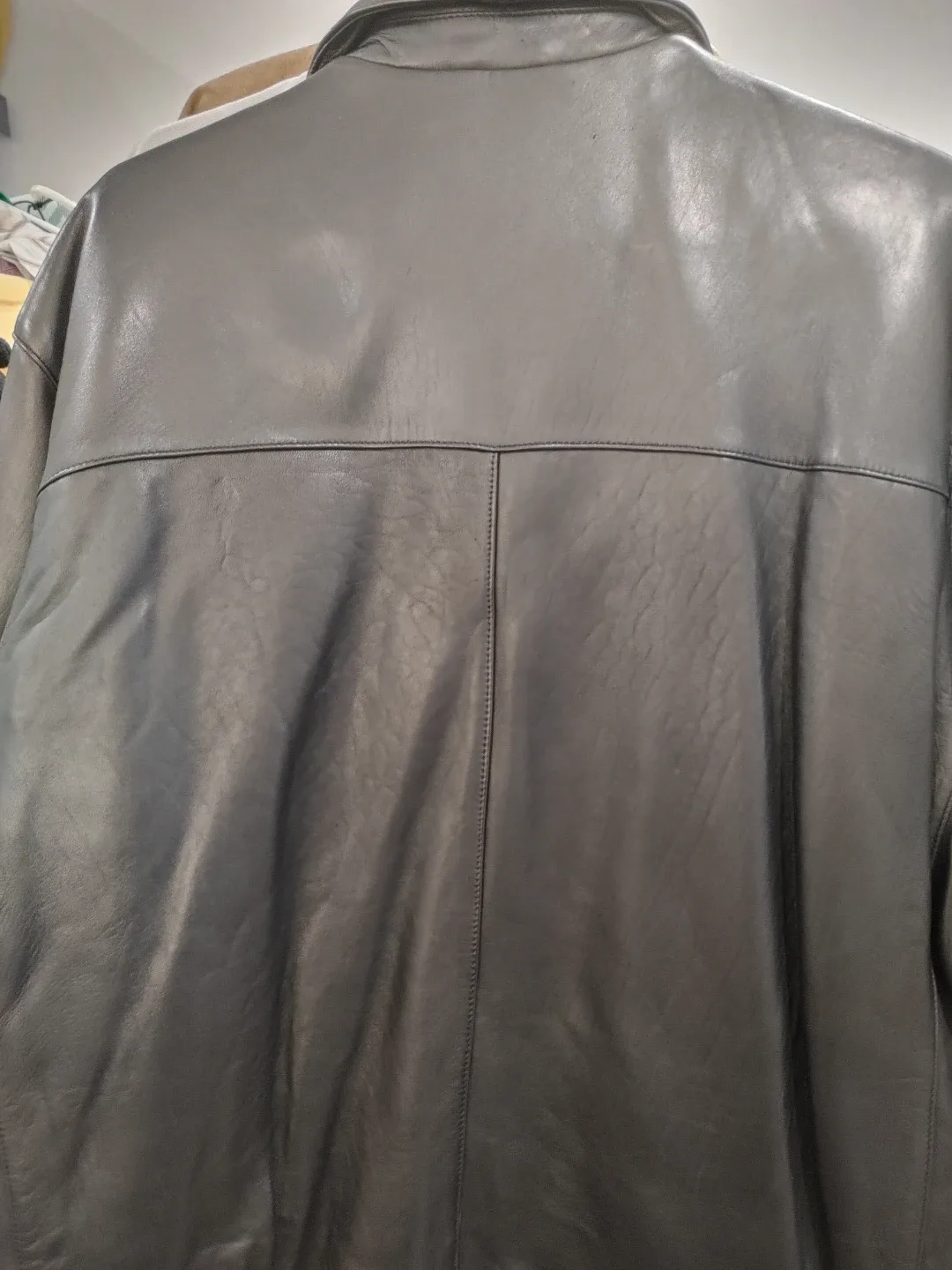 🧡BRAND NEW DOCKERS GENUINE LAMB LEATHER JACKET MENS L image indicator(4)