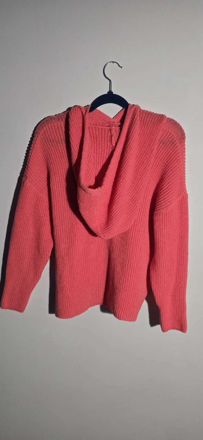 Aritzia Pink Knit Hoodie - Size Small - photo 2