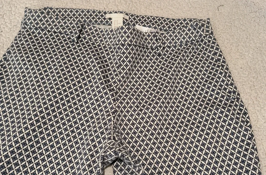 H&M Patterned Pants - Size 10