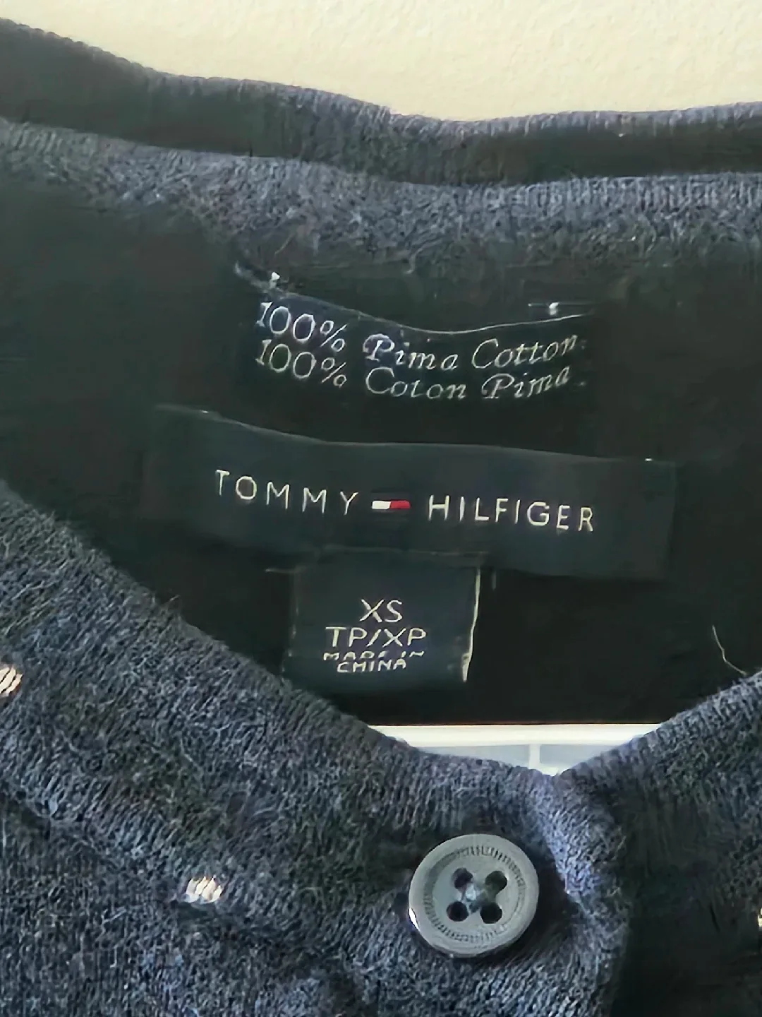 Tommy Hilfiger XS Cardigan - Navy Blue image indicator(3)