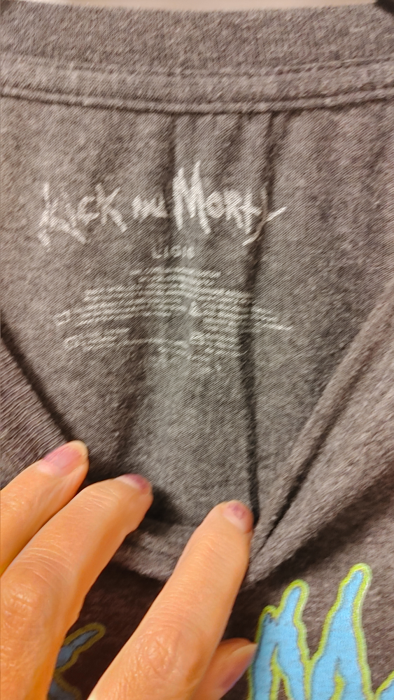 Rick and Morty Grey T-Shirt, Size L - photo 3