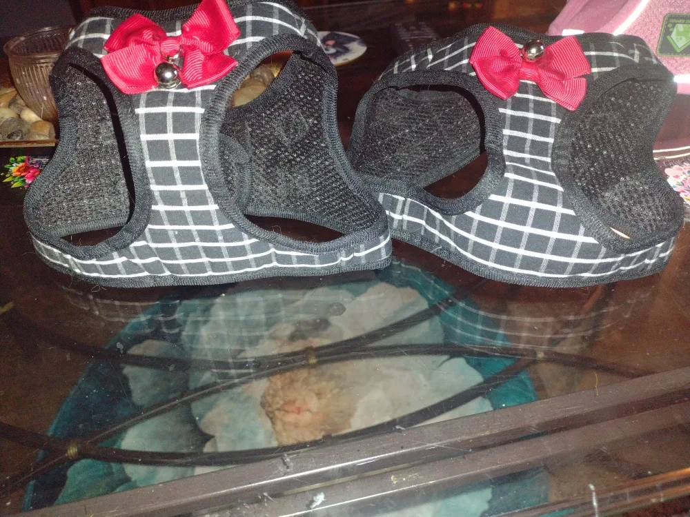 Dog Harnesses - Black/White & Pink, Small image indicator(2)