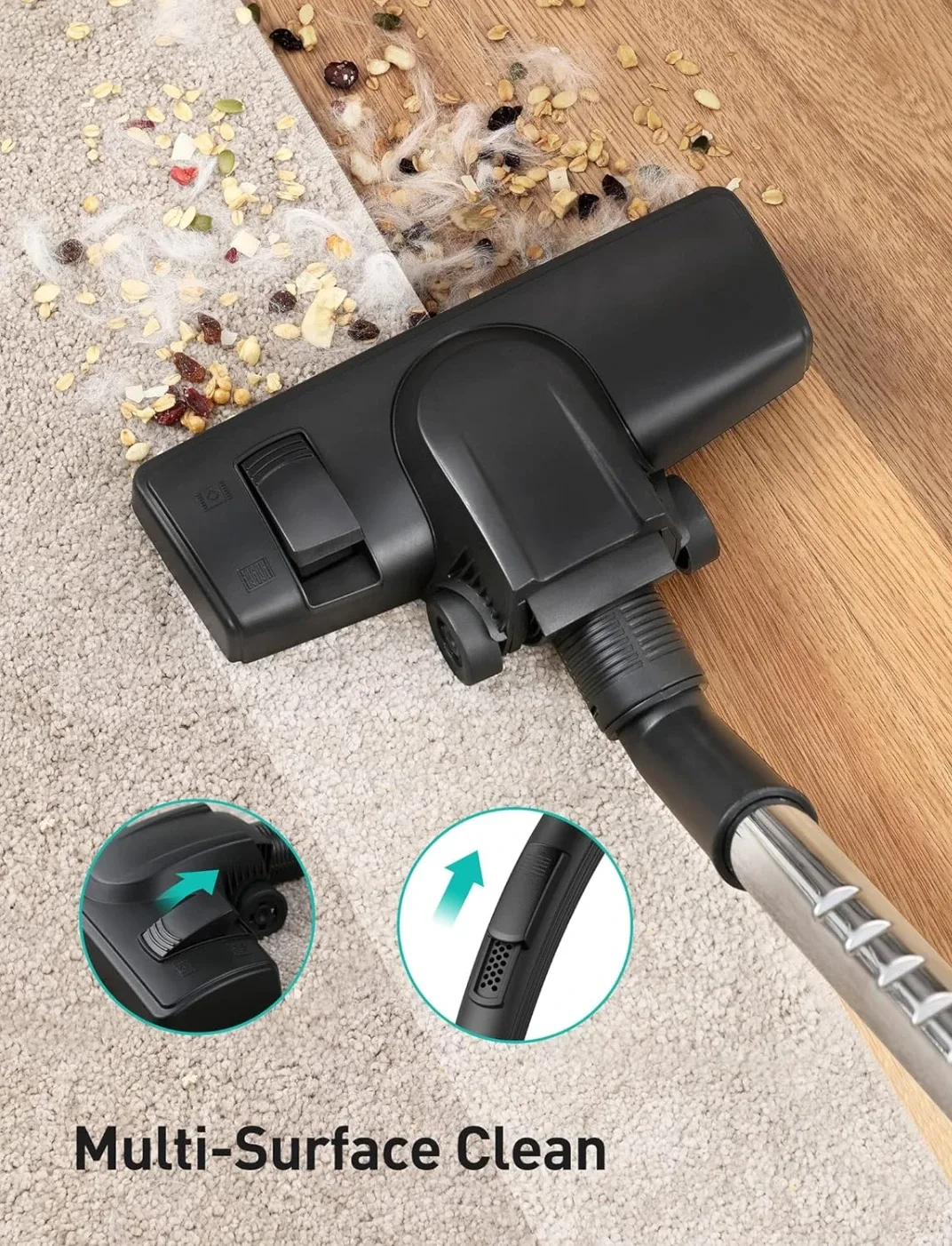 Aspirion Canister Vacuum - Lightweight & Powerful image indicator(3)