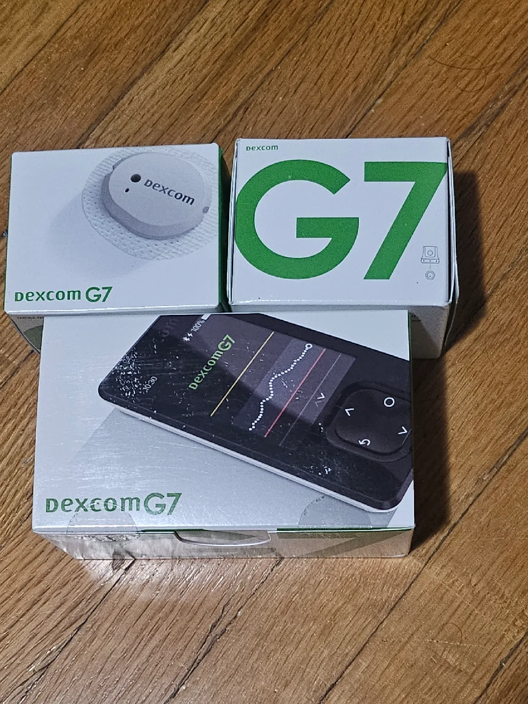 New Dexcom G7 Receiver/Monitor and sensors