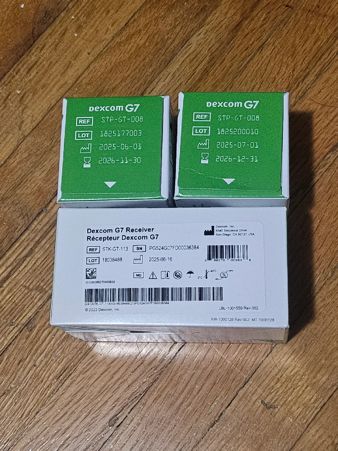 New Dexcom G7 Receiver/Monitor and sensors image indicator(2)