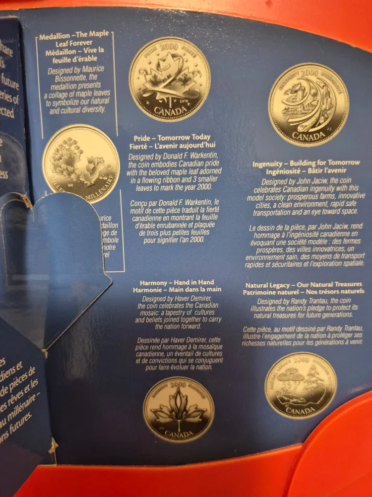 Royal Canadian 🇨🇦 Mint Millennium Quarters Set image indicator(5)