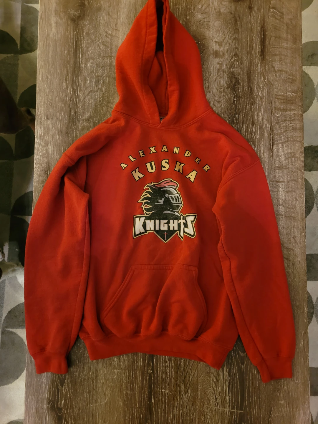 Gildan Youth L Red Hoodie Alexander Kuska